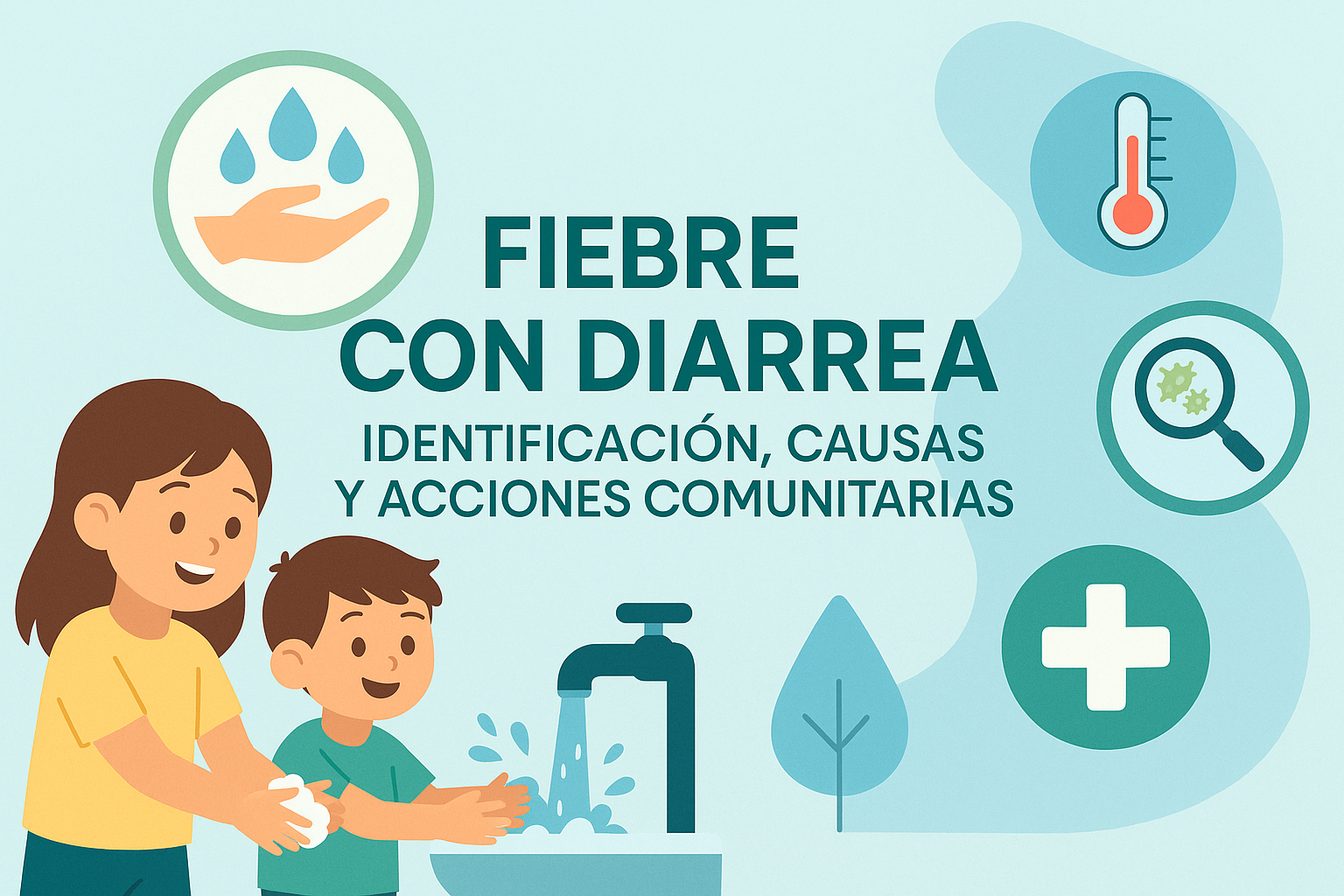 Fiebre con diarrera: identificación, causas y acciones comunitarias